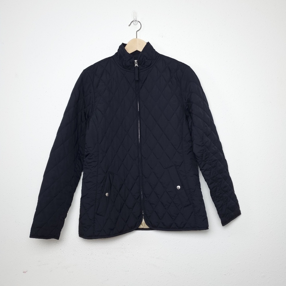 Lands End quilted insulated riding  barn jacket S